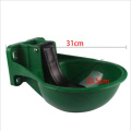 Green Plastic Cattle Water Trough Drinking Bowl with tongue for cow